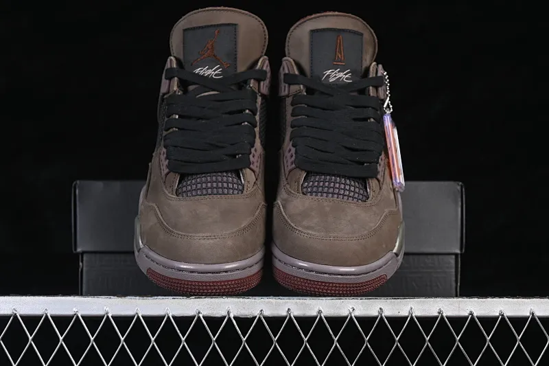 All categories Air Jordan Jordan series basketball shoes Air Jordan 4 A Ma Maniere x Air Jordan 4 Rerto "Dark Mocha" AJ4 Joe 4 Mocha Brown IF3102-200